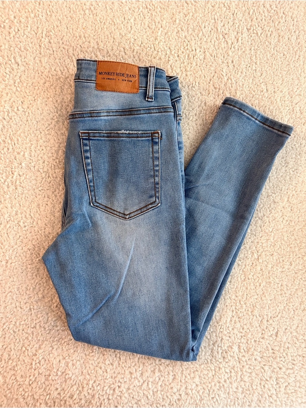 Monkey Ride Jeans in Light Blue 7